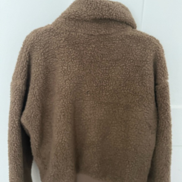 Brown teddy bear jacket like new - Picture 2 of 4